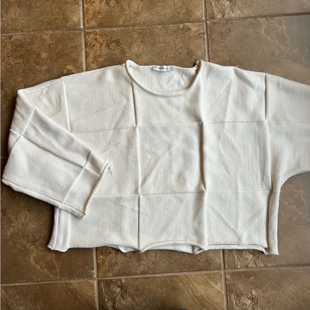 Zara Knit Long Sleeve Sweater